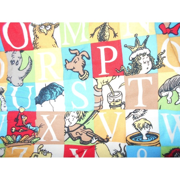 Dr. Seuss ABC Alphabet Baby Changing Pad Cover By Trend Lab Nursery Infant Y2K V - Picture 3 of 4